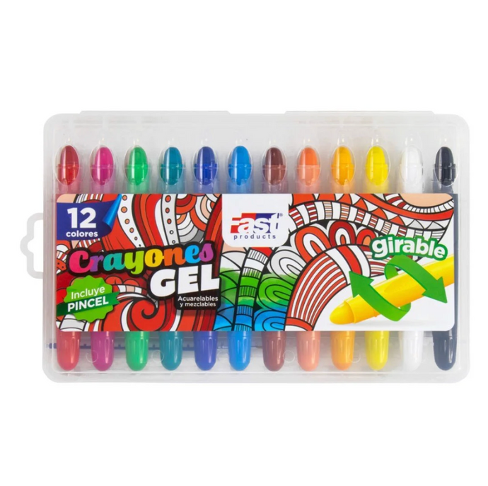 Crayones Gel 12 colores